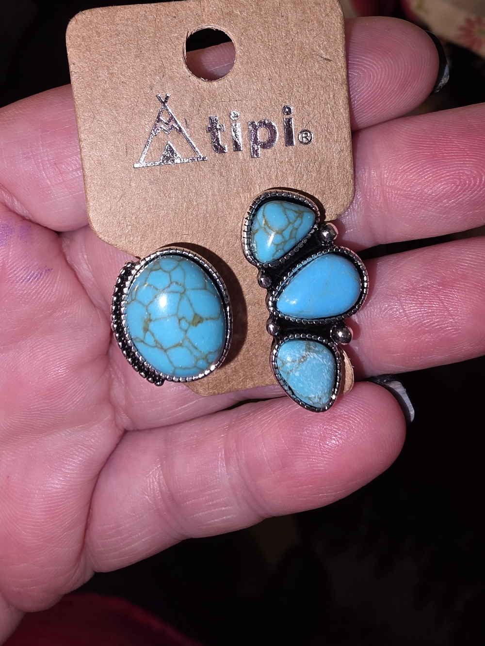 Turquoise Fashion Adjustable Ring